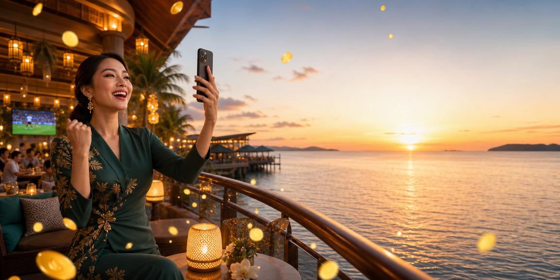 Pemain di Kota Kinabalu menerima bonus sampul merah selepas membuat deposit pertama untuk slot tr1