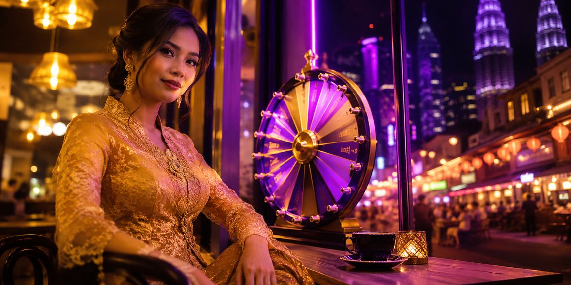 Pemain VIP wanita berbaju kebaya di Kuala Lumpur menikmati permainan roulette eksklusif di platform tr1